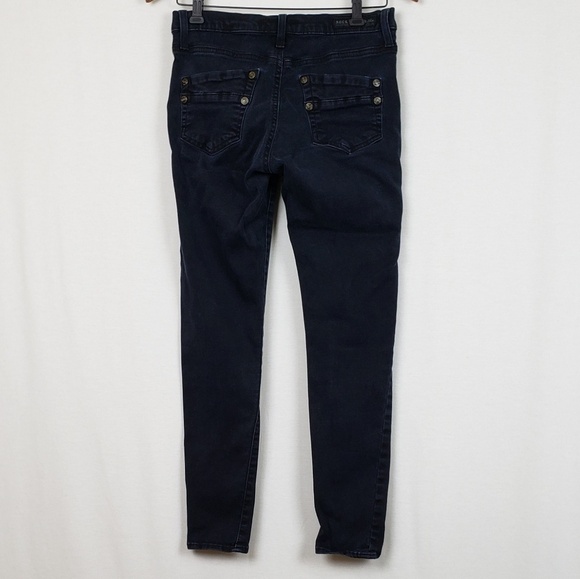 Rock & Republic Black Kashmiere Skinny Jeans Size 10 Short - Picture 2 of 8
